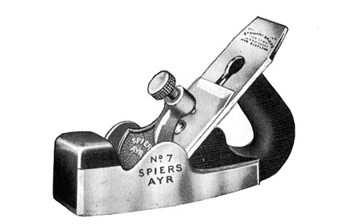 Spiers No 7a Improved Pattern Smoothing Plane